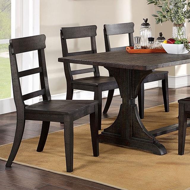 Furniture of America Leonidas CM3389BK-T-TABLE Dining Table IMAGE 1